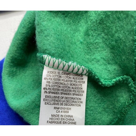 Mighty Fine Dress Women's XS Blue Green‎ Cute Tree Holiday Seasonal Pom-Pom NEW - Picture 12 of 16